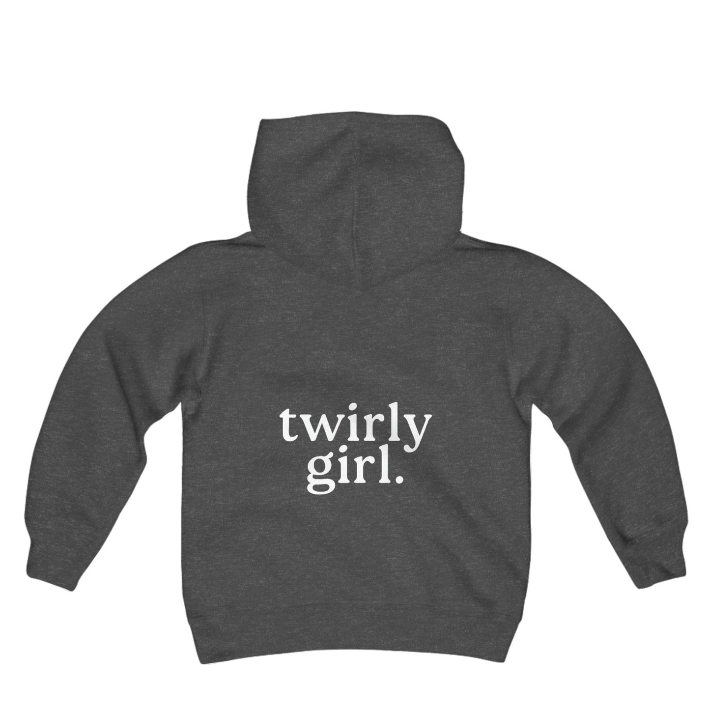 Twirly Girl (Back) Youth Sweatshirt