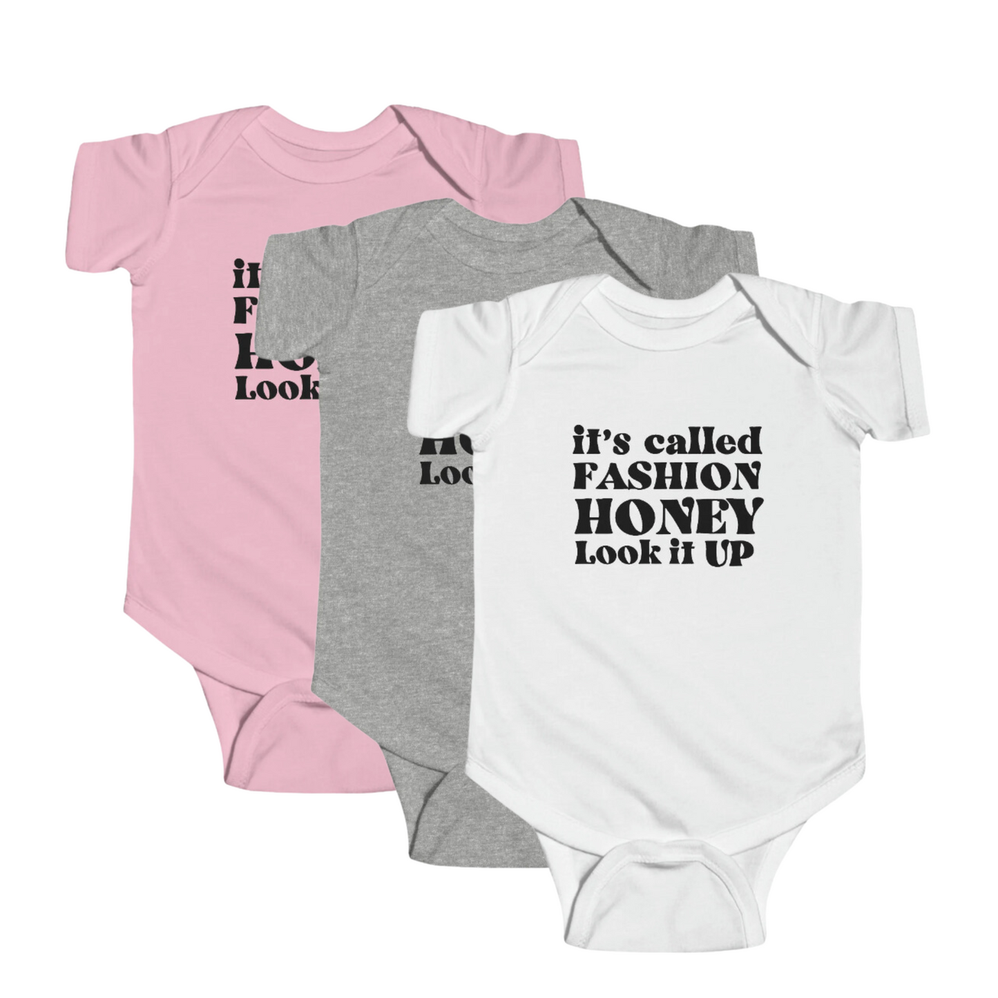 Fashion Honey Infant Onesie