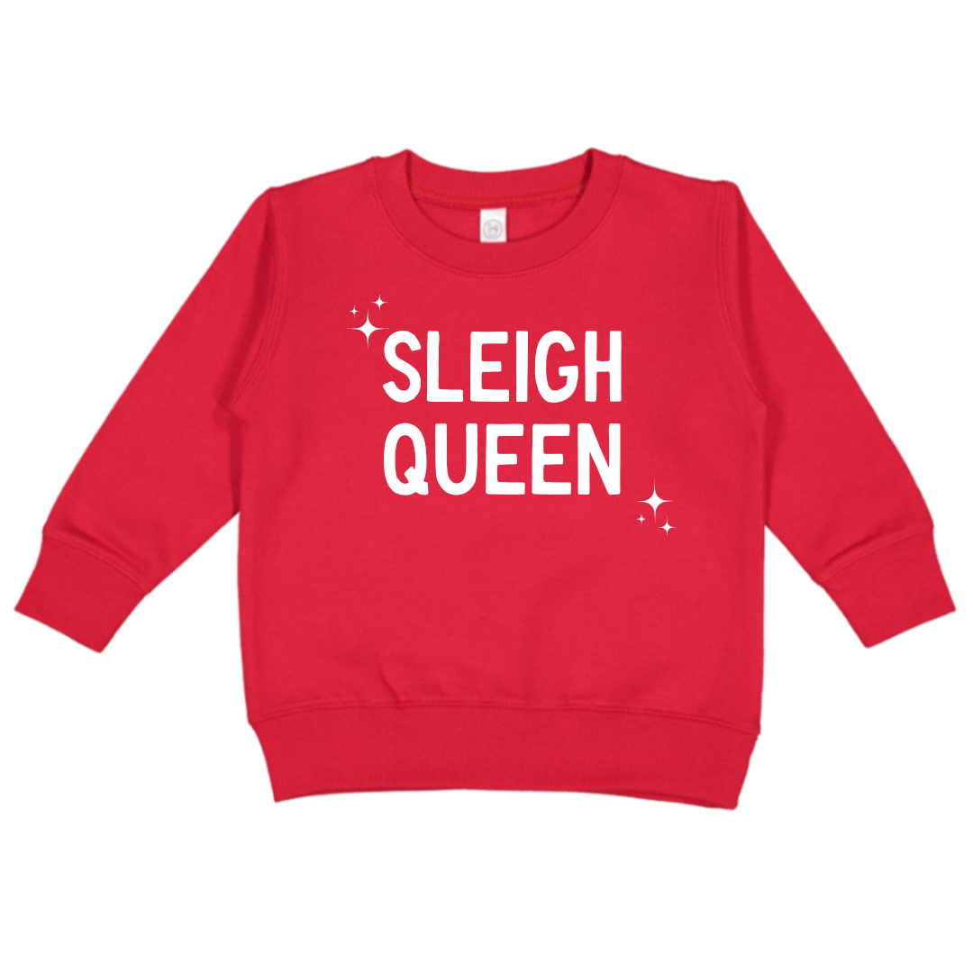 SLEIGH QUEEN Toddler Top (Tee, Onesie, Pullover)