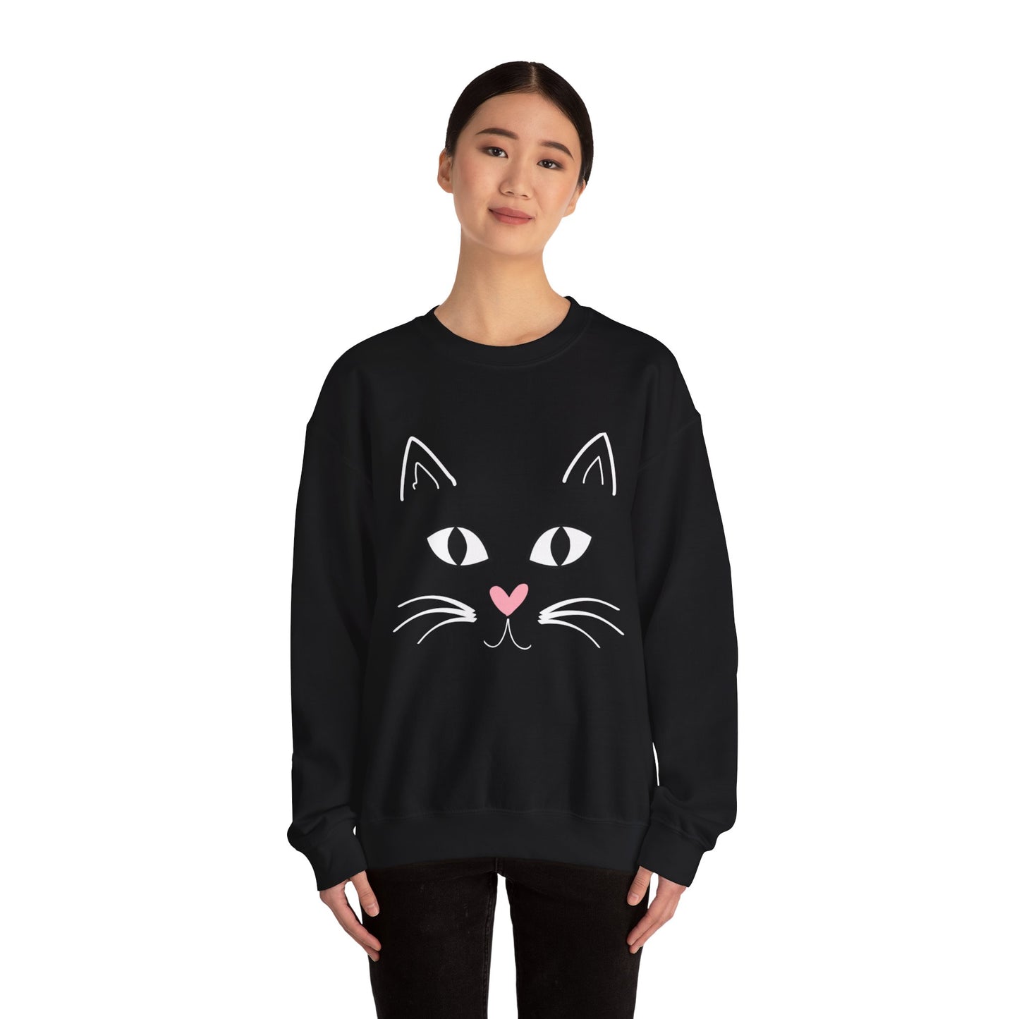 Black Cat Adult Pullover