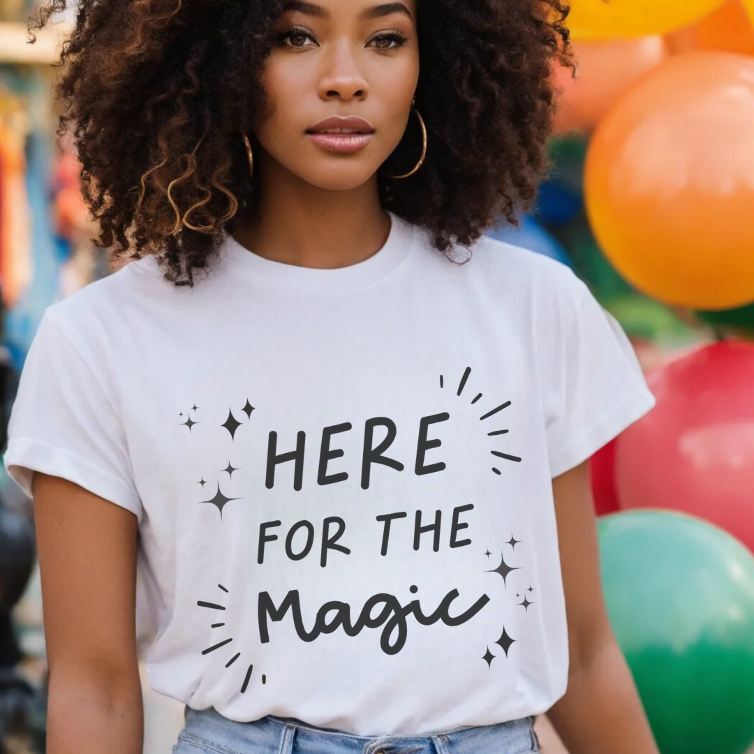 Here For The Magic Adult Tee