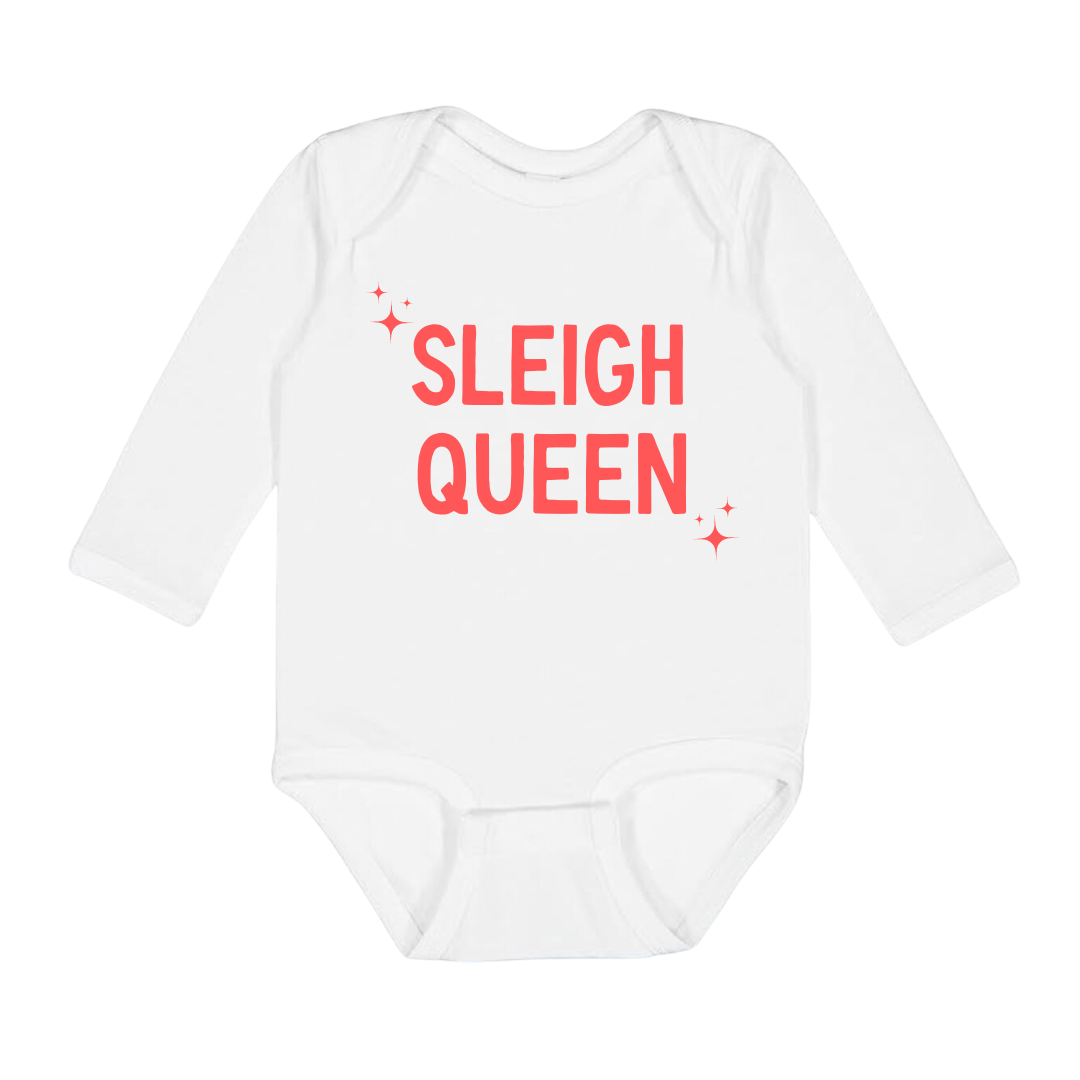 SLEIGH QUEEN Toddler Top (Tee, Onesie, Pullover)