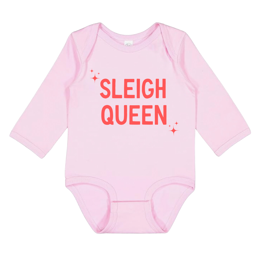 SLEIGH QUEEN Toddler Top (Tee, Onesie, Pullover)