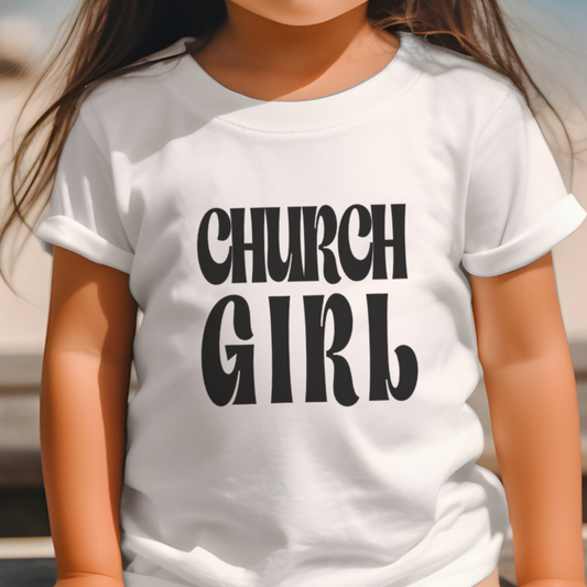 Church Girl Toddler Tee