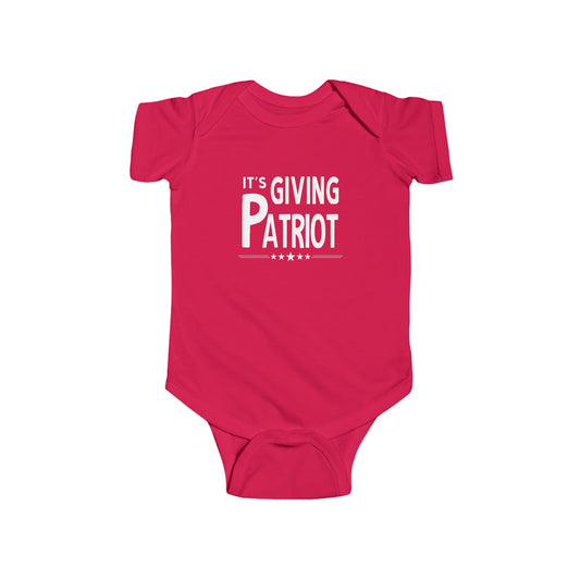 It's Giving Patriot Infant Bodysuit