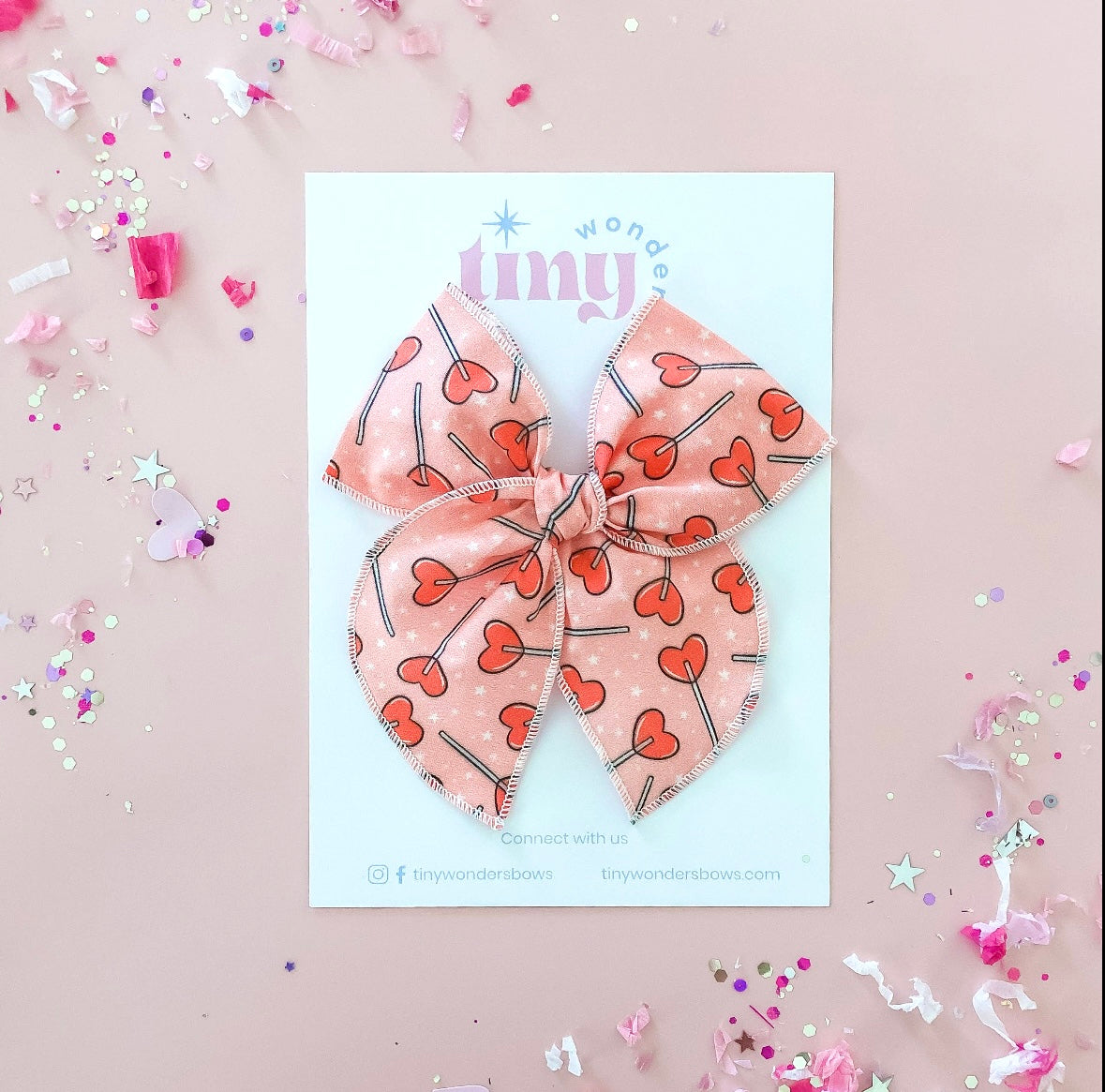 Heart Lollipops Bow