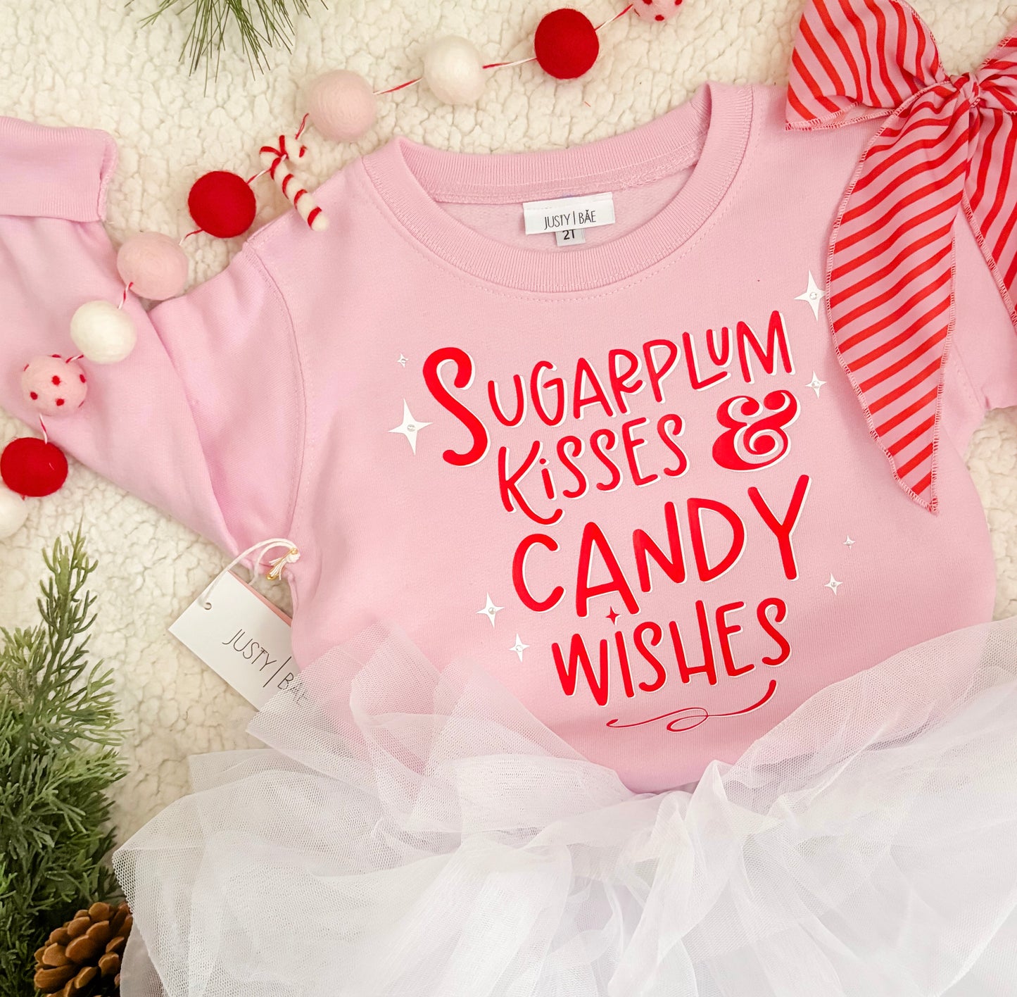 Sugarplum Kisses Top (Tee, Onesie, Pullover)