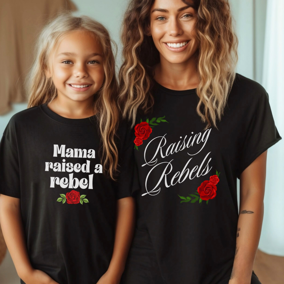 Mama Raised A Rebel Youth Tee