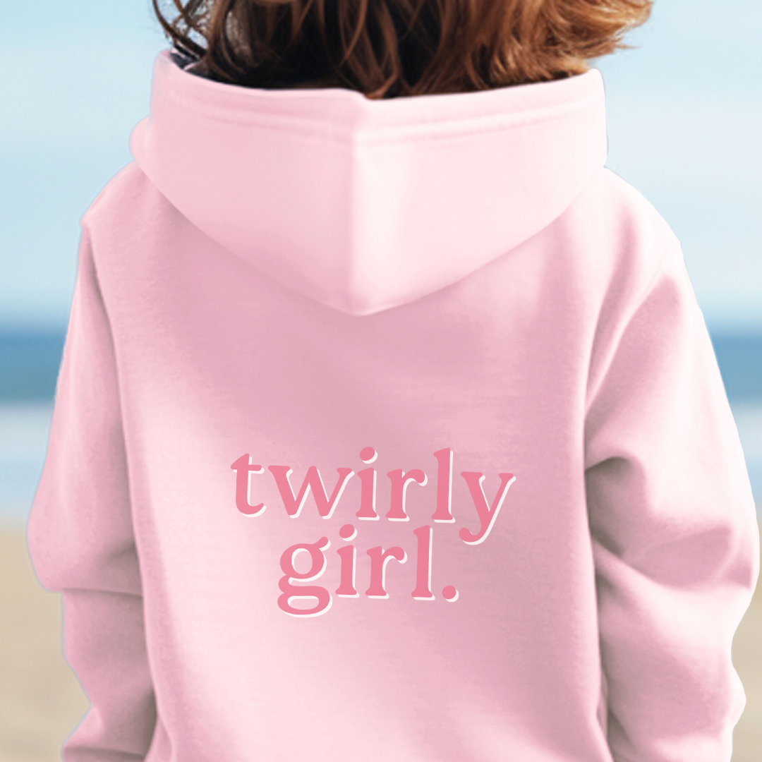 Twirly Girl (Back) Youth Sweatshirt