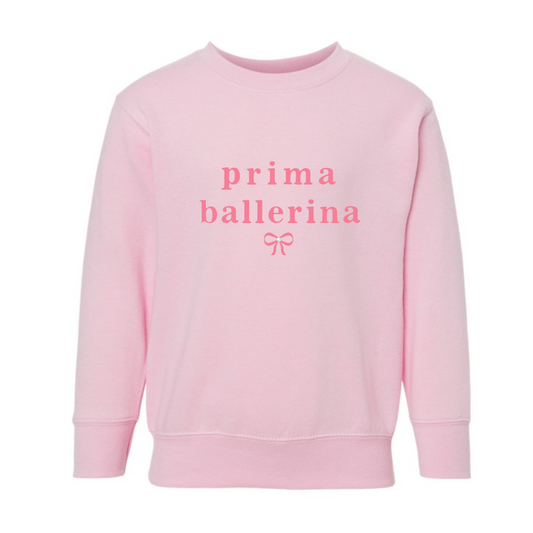 kids ballet ballerina pink pullover