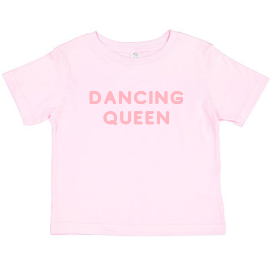 dancing queen ballet dance tee shirt top kids baby girl toddler