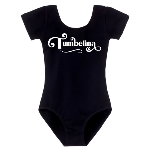 "Tumbelina" Baby Toddler ages 4-7 girl Black/Cream/Pink Dance Collection Short Sleeves/Sleeveless bodysuit Leotard Dance Outfit Trendy Stylish Comfortable Washable Stretchy Kids Glamour Girl Boutique Style Unique Clothing; "Tumbelina" Ballet Bodysuit/Leotard for Baby Toddler ages 4-7 Girl Black/Pink/Cream Dance Collection Short Sleeves/Sleeveless Bodysuit