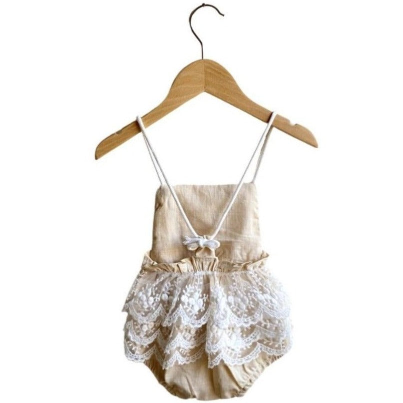 boho baby lace romper onesie outfit clothing kids