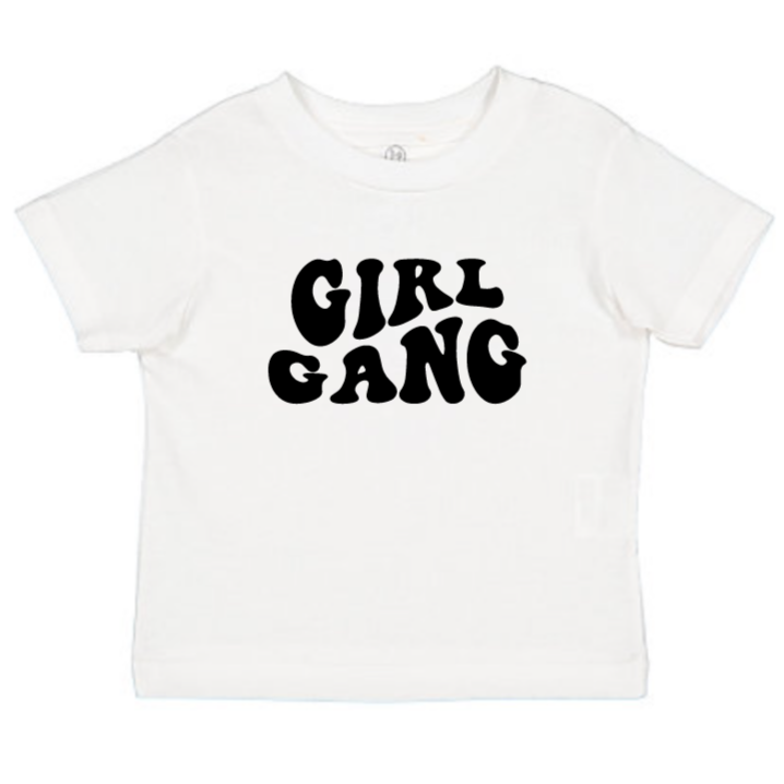 girl gang tee baby kids toddler shirt