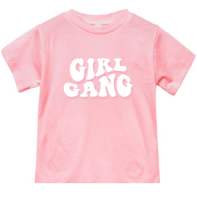 girl gang tee baby kids toddler shirt
