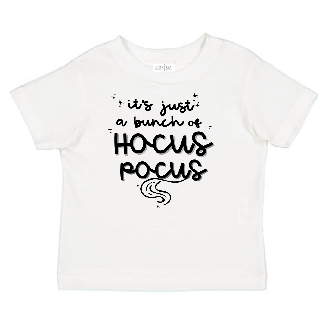 white tee hocus pocus halloween baby toddler shirt