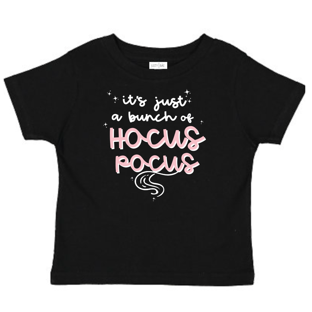 black tee hocus pocus halloween baby toddler shirt