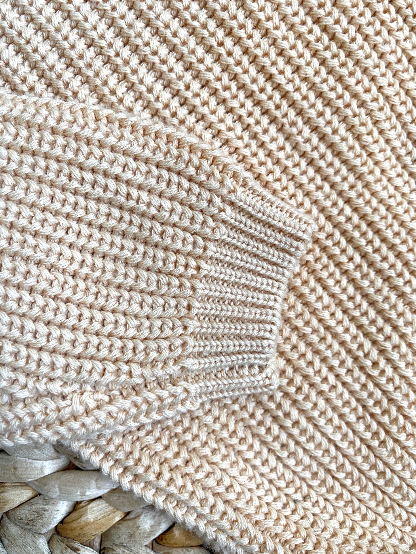 beige kids ribbed sweater for baby and toddler girls