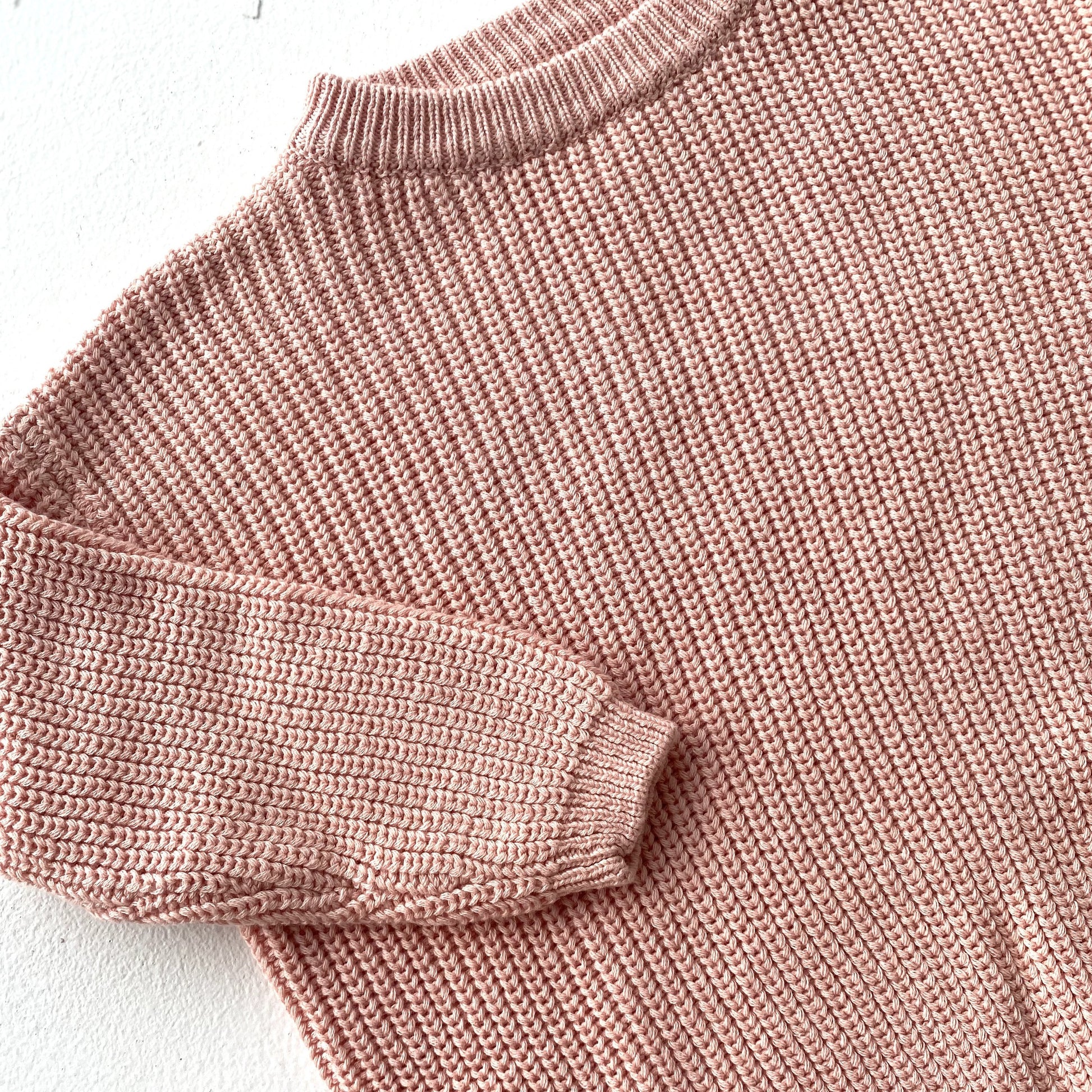 blush kids ribbed sweater for baby and toddler girls